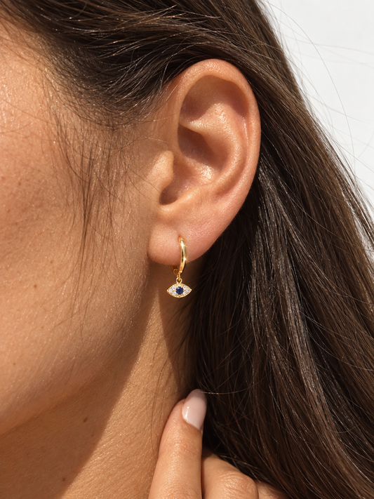Evil Eye Drop Earrings