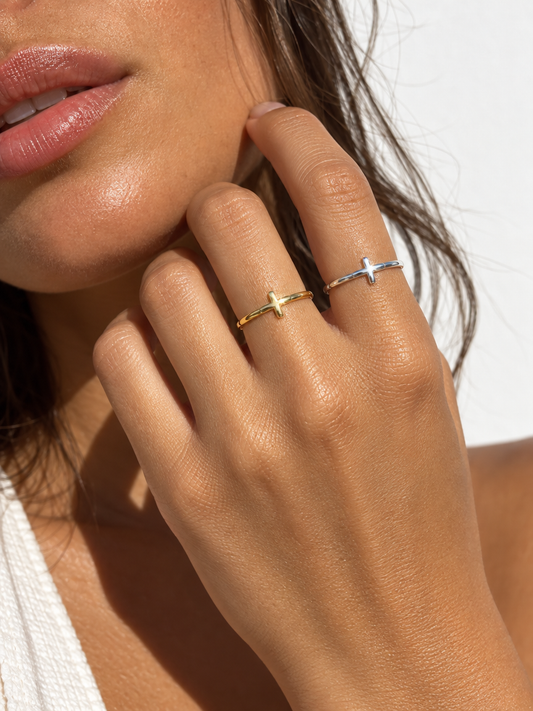 Flat Cross Ring