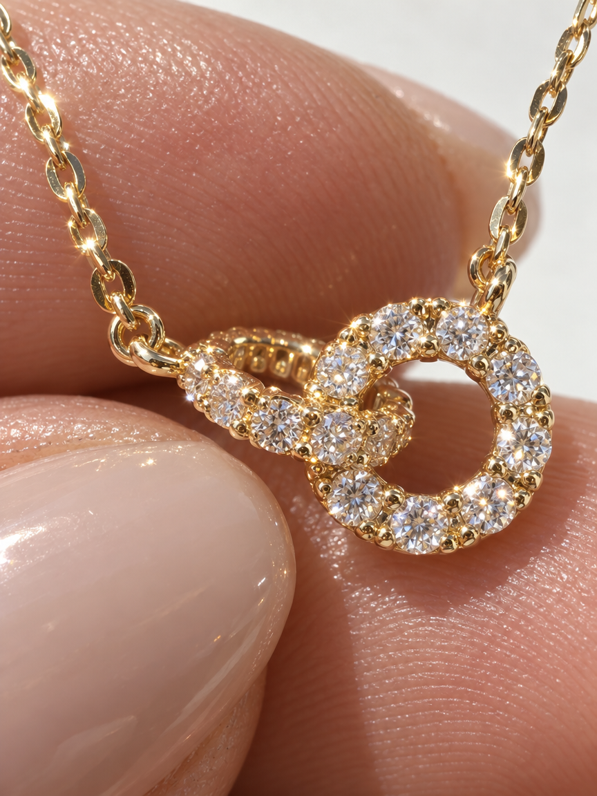 Pavé Link Necklace