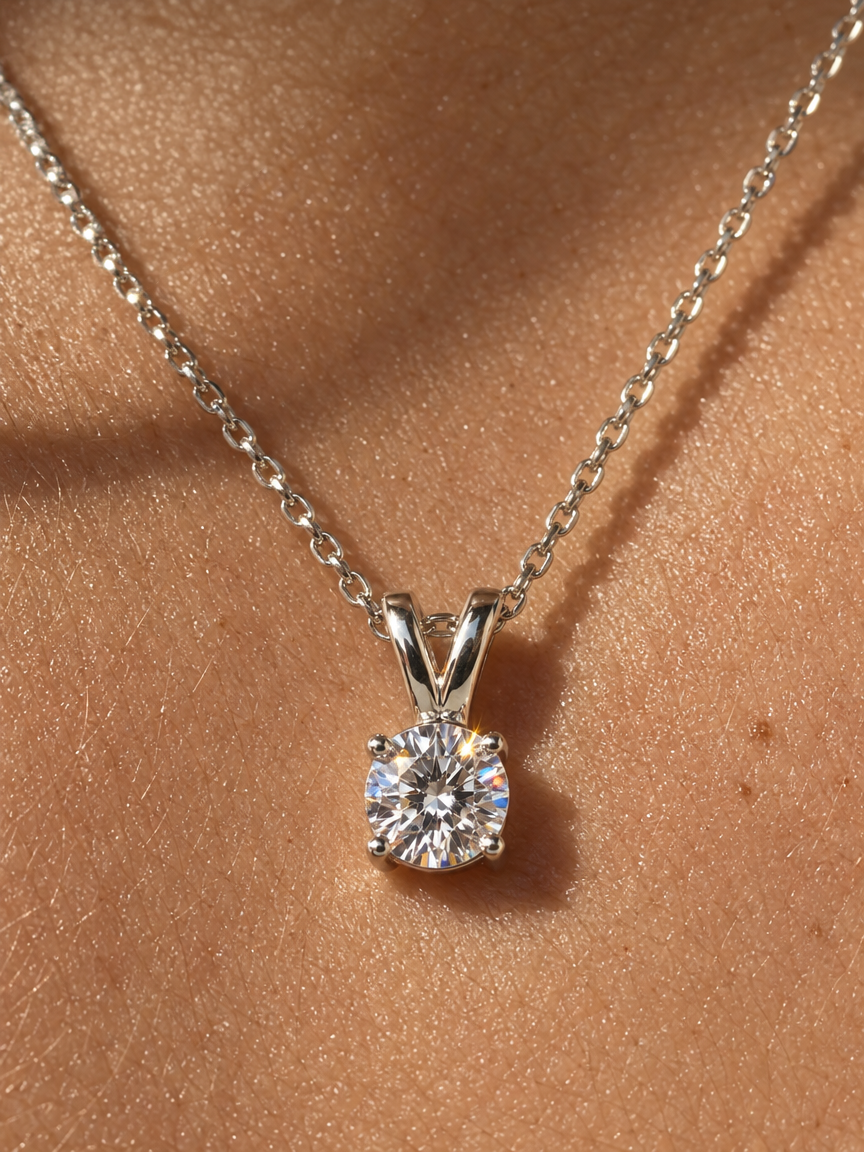 Rabbit Solitaire Necklace