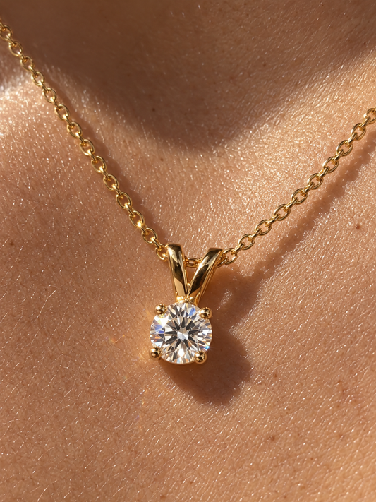 Rabbit Solitaire Necklace