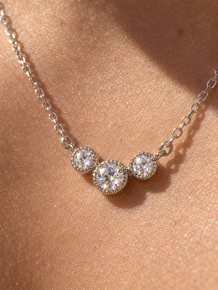 Bubble Trio Necklace