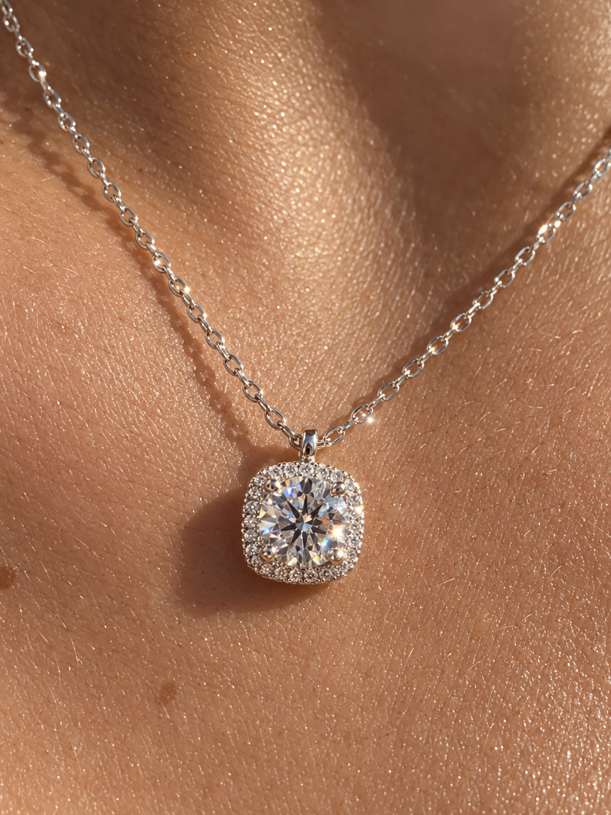 Halo Pendant Necklace