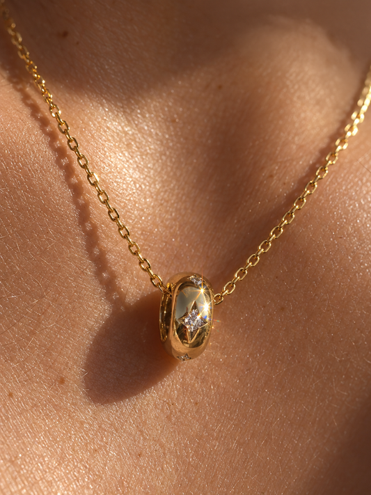 Pebble Charm Pendant Necklace