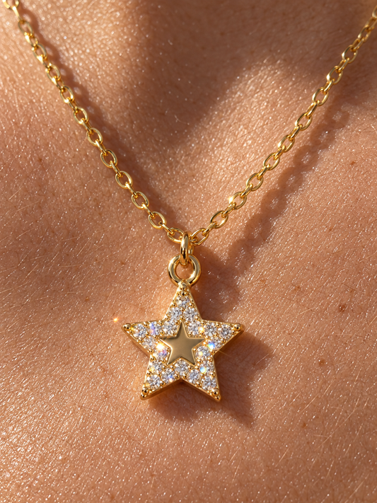 Pavé Star Necklace