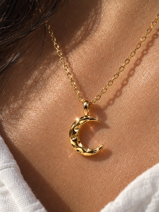 Half Moon Pendant Necklace