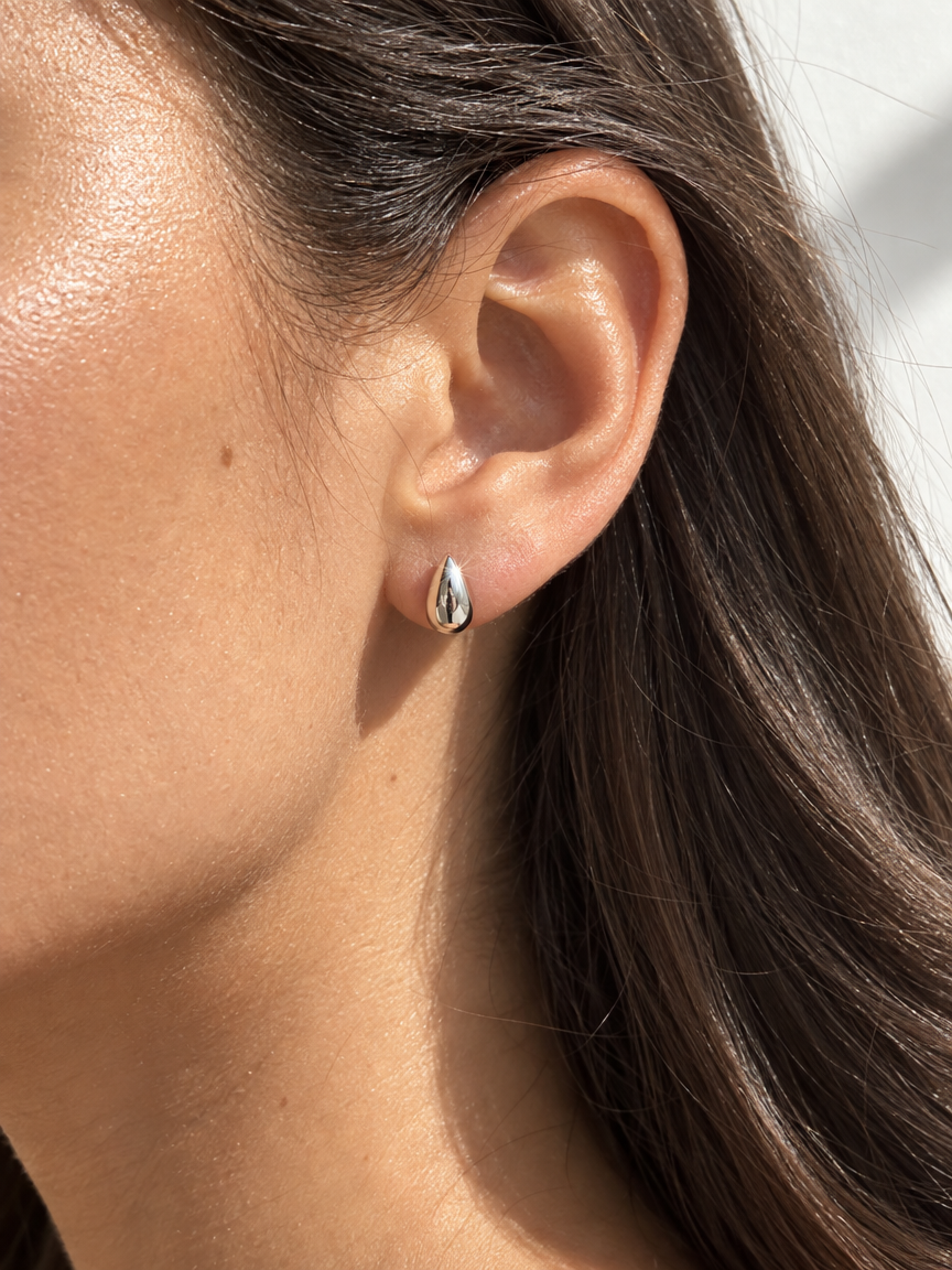 Water Drop Stud Earrings