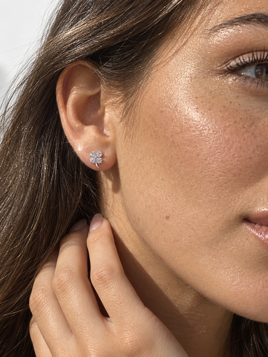 Lucky Clover Studs