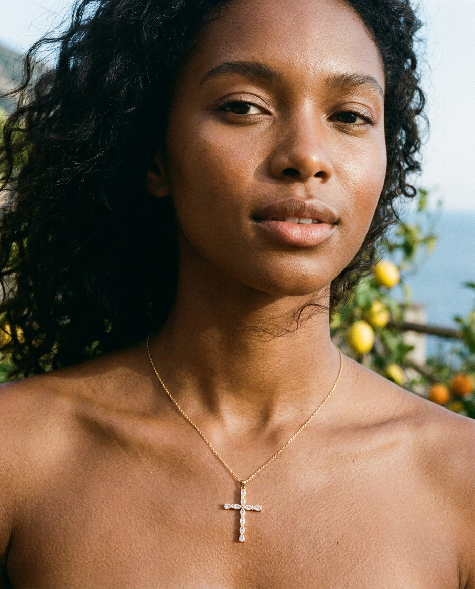 Bellagio Cross Necklace