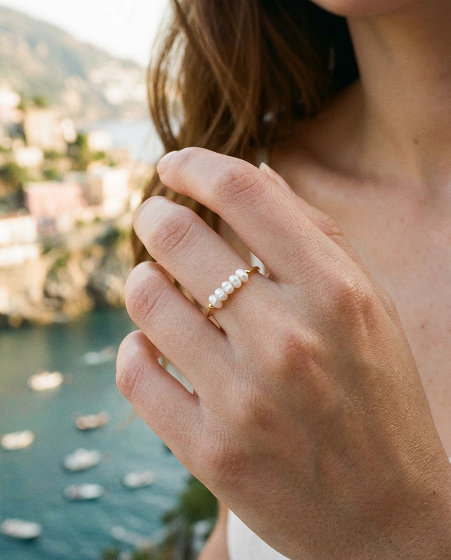 Five Pearl Ring