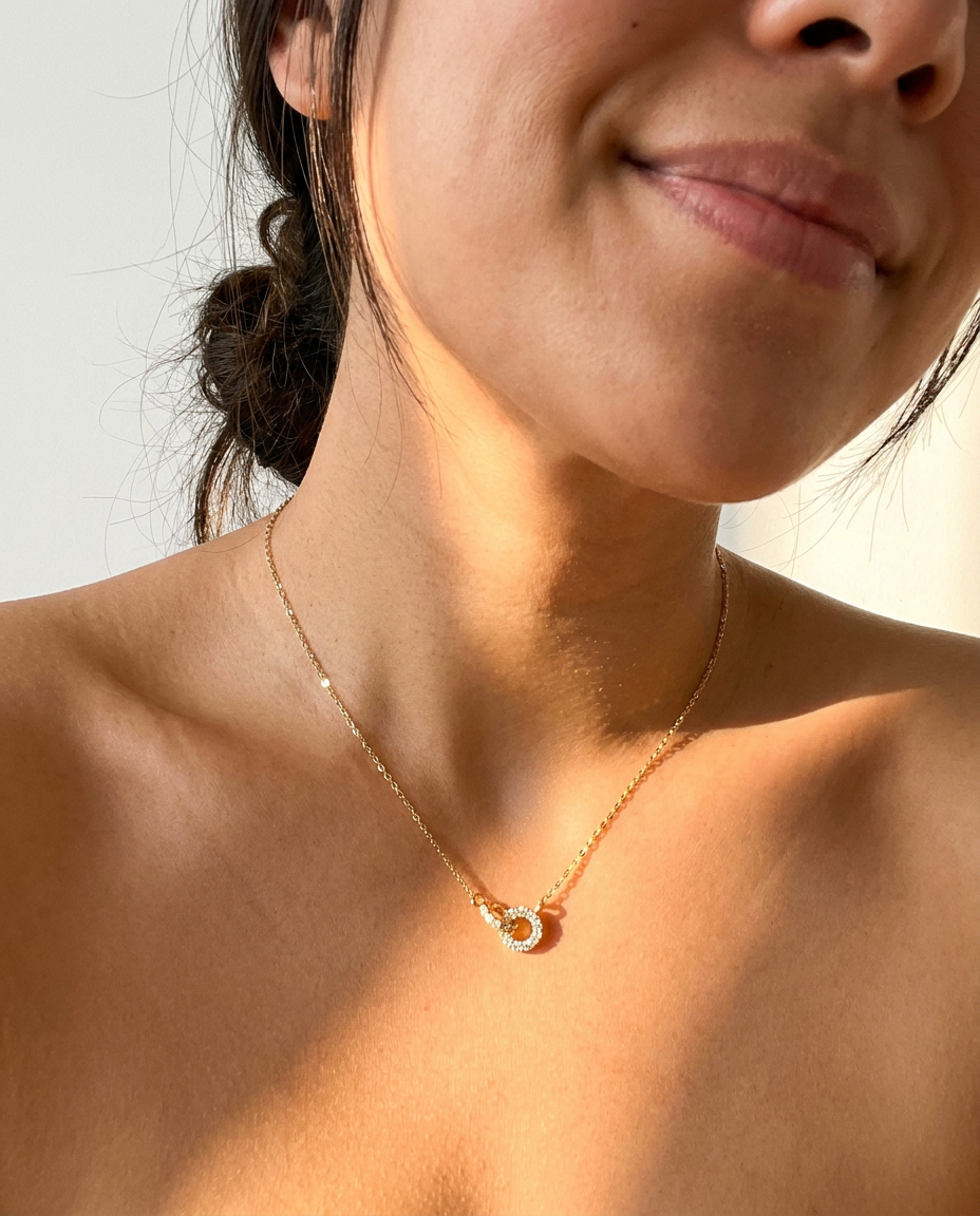 Pavé Link Necklace
