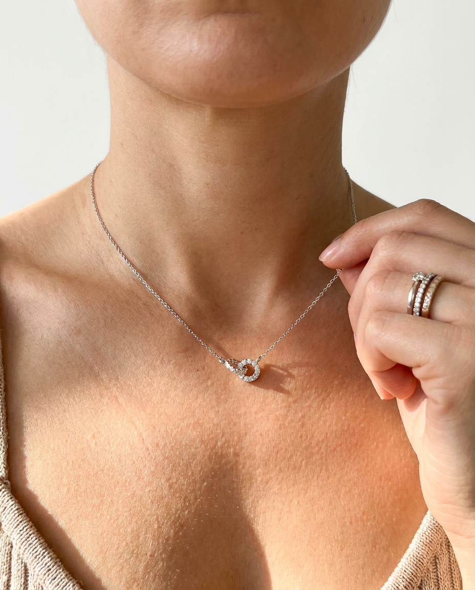 Pavé Link Necklace