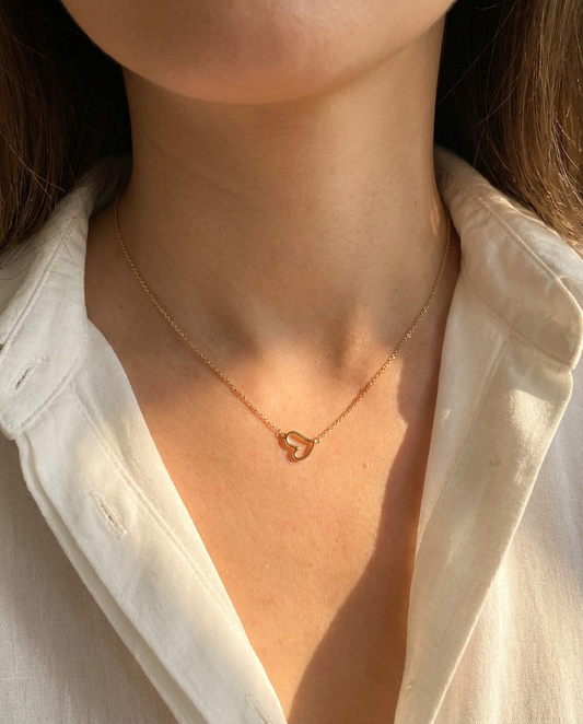 Floating Heart Necklace