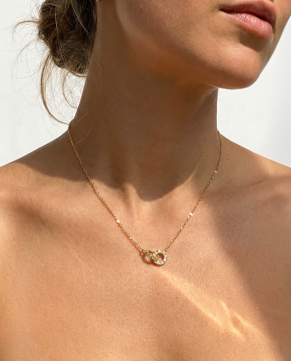 Pavé Link Necklace