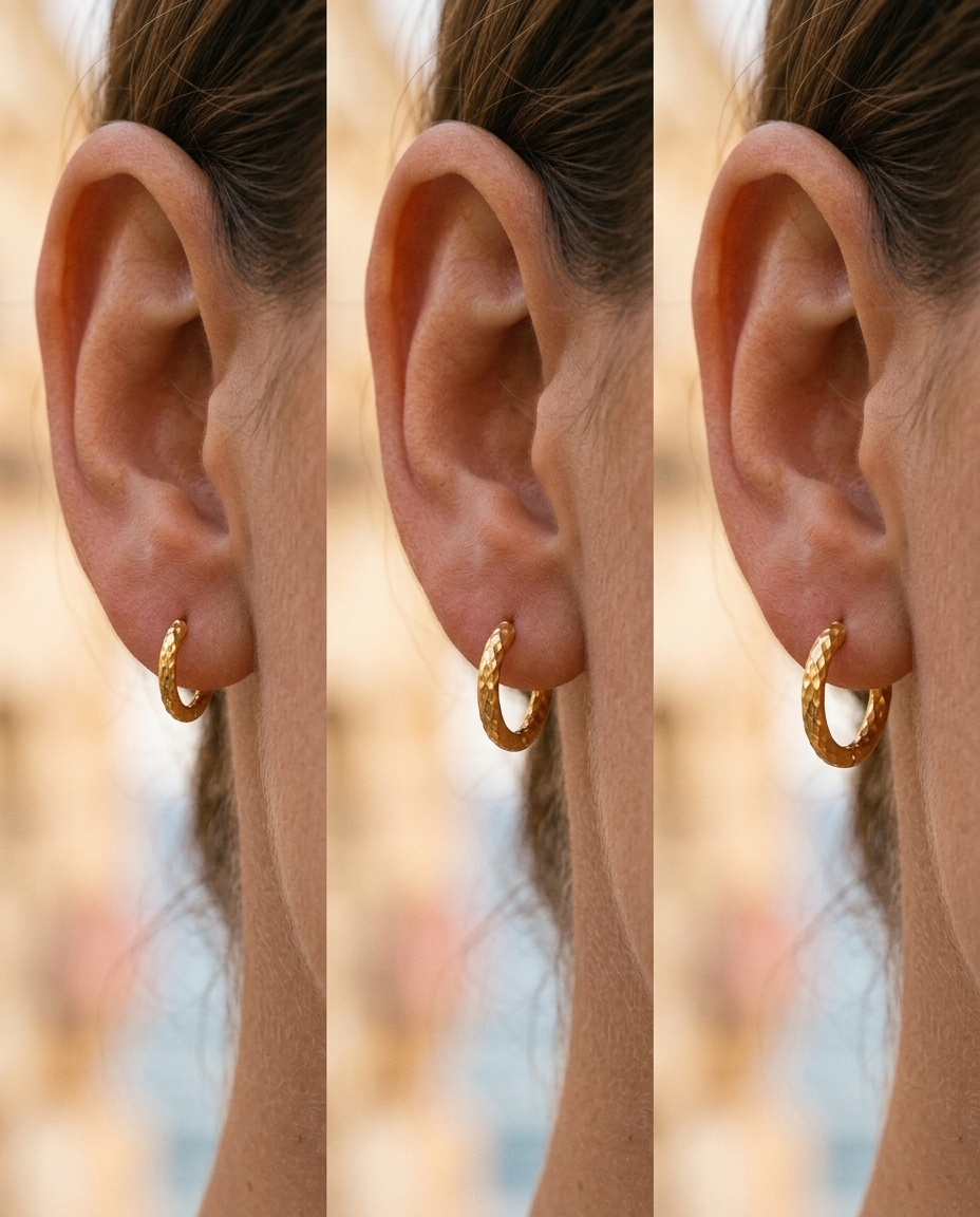 Hammered Hoops