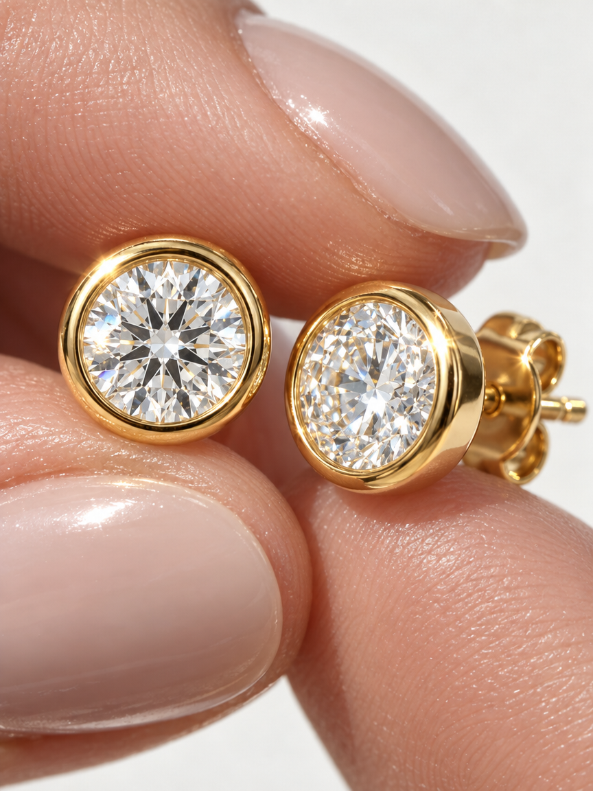 Classic Bezel Studs