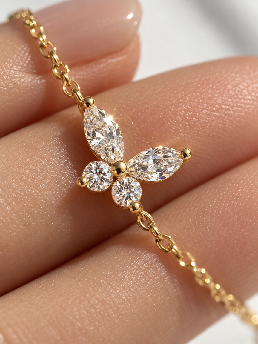 Marquise Butterfly Bracelet