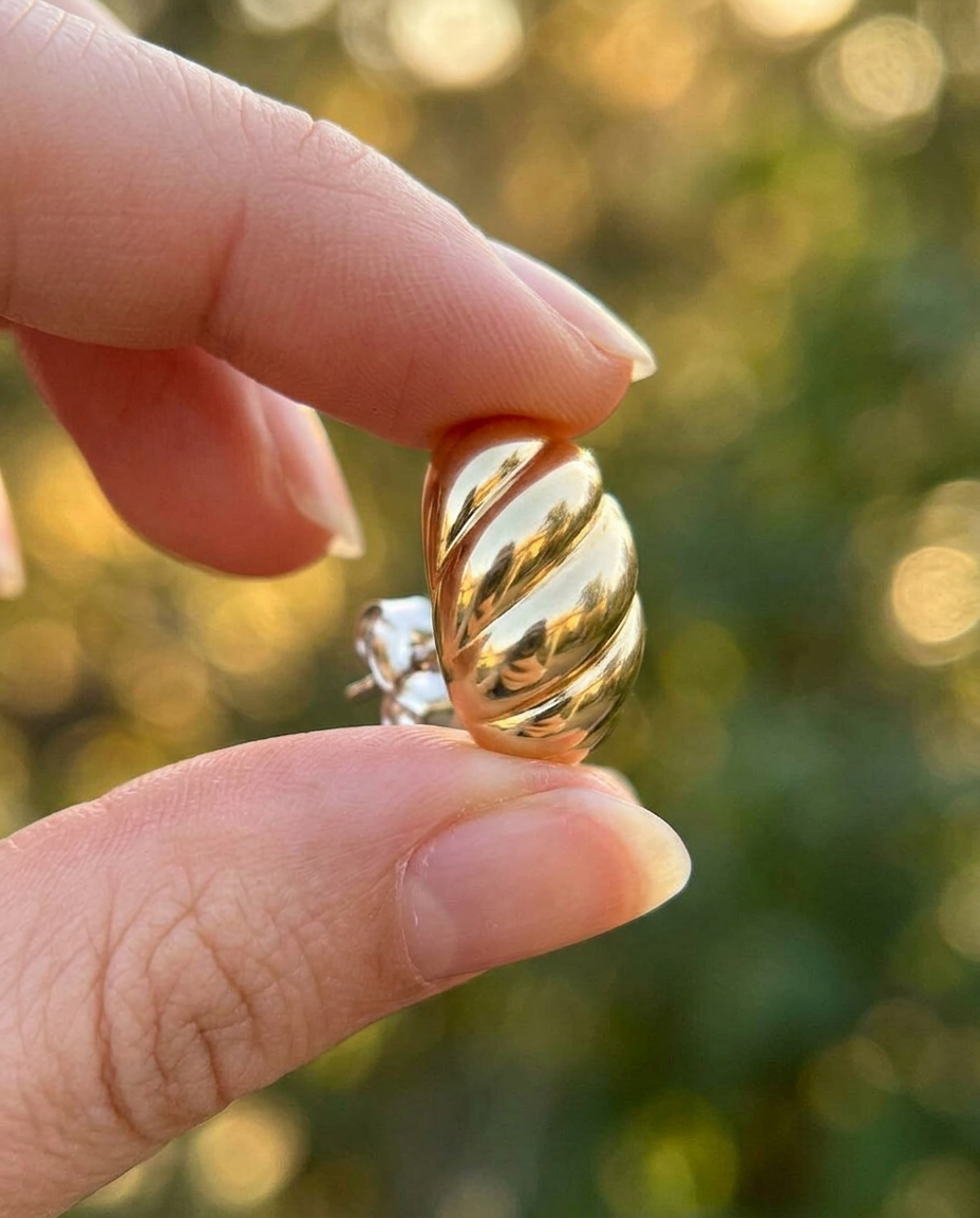 Croissant Studs