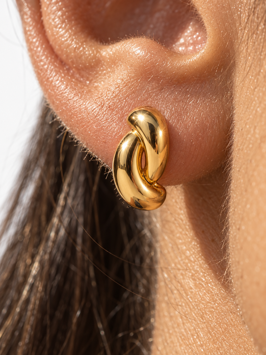 Twist Stud Earrings