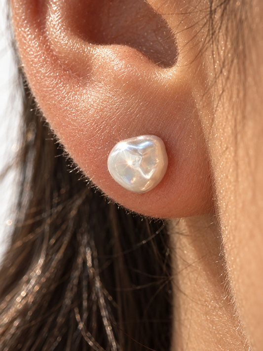Baroque Pearl Studs