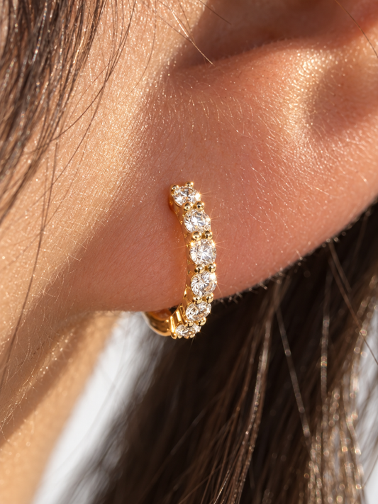 Classic Pavé Hoops