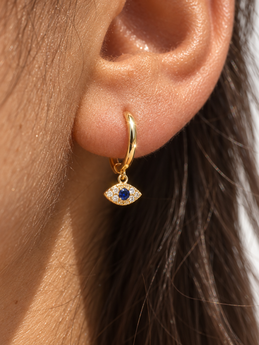 Evil Eye Drop Earrings