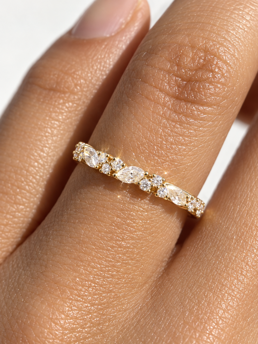Floral Cluster Band