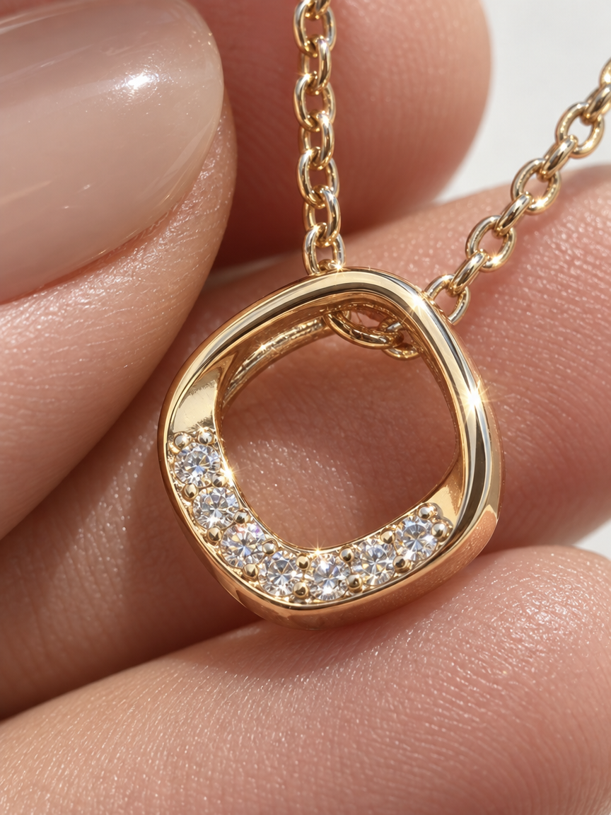 Soft Square Necklace