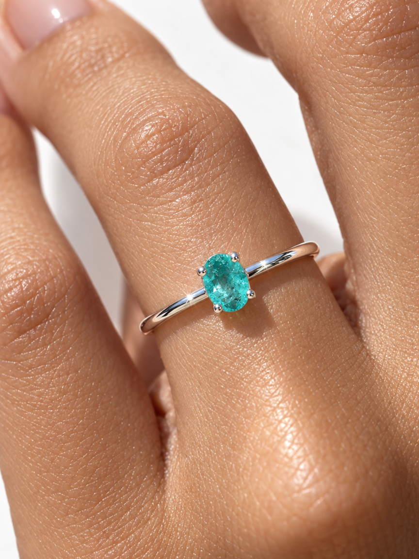 Oval Tourmaline Ring