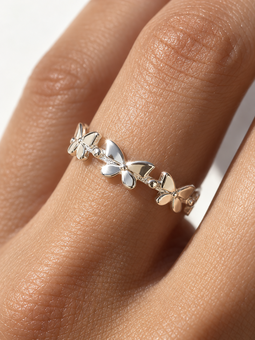 The Butterfly Wreath Ring