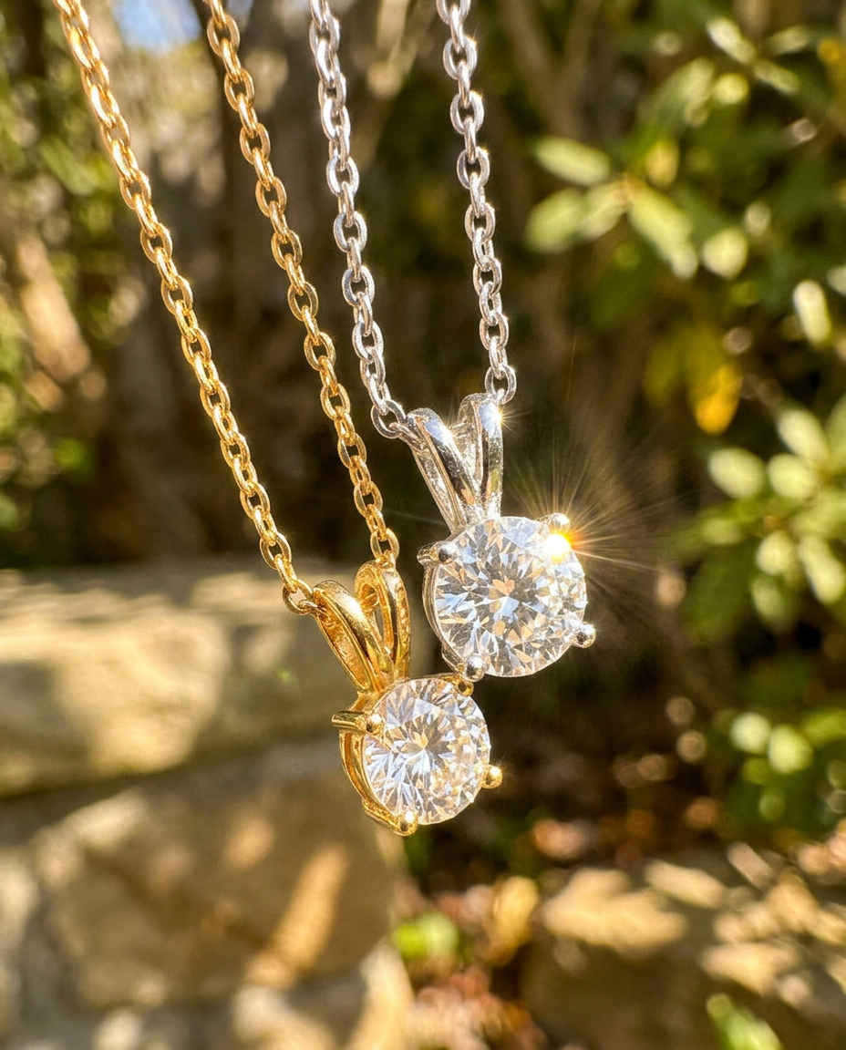 Rabbit Solitaire Necklace