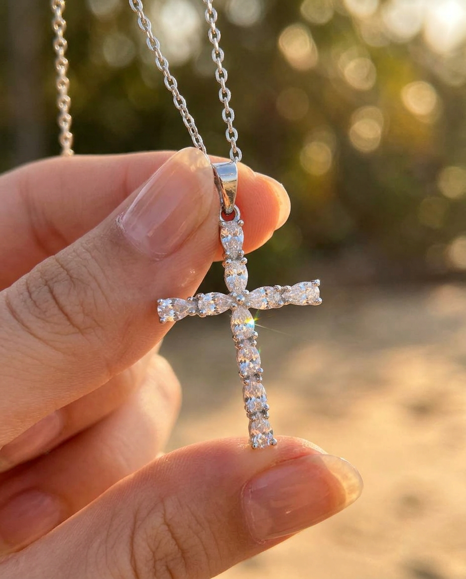 Bellagio Cross Necklace