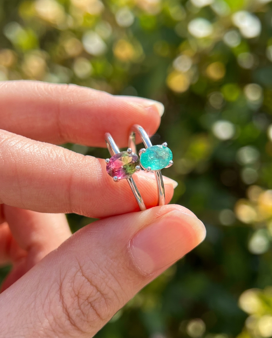 Oval Tourmaline Ring