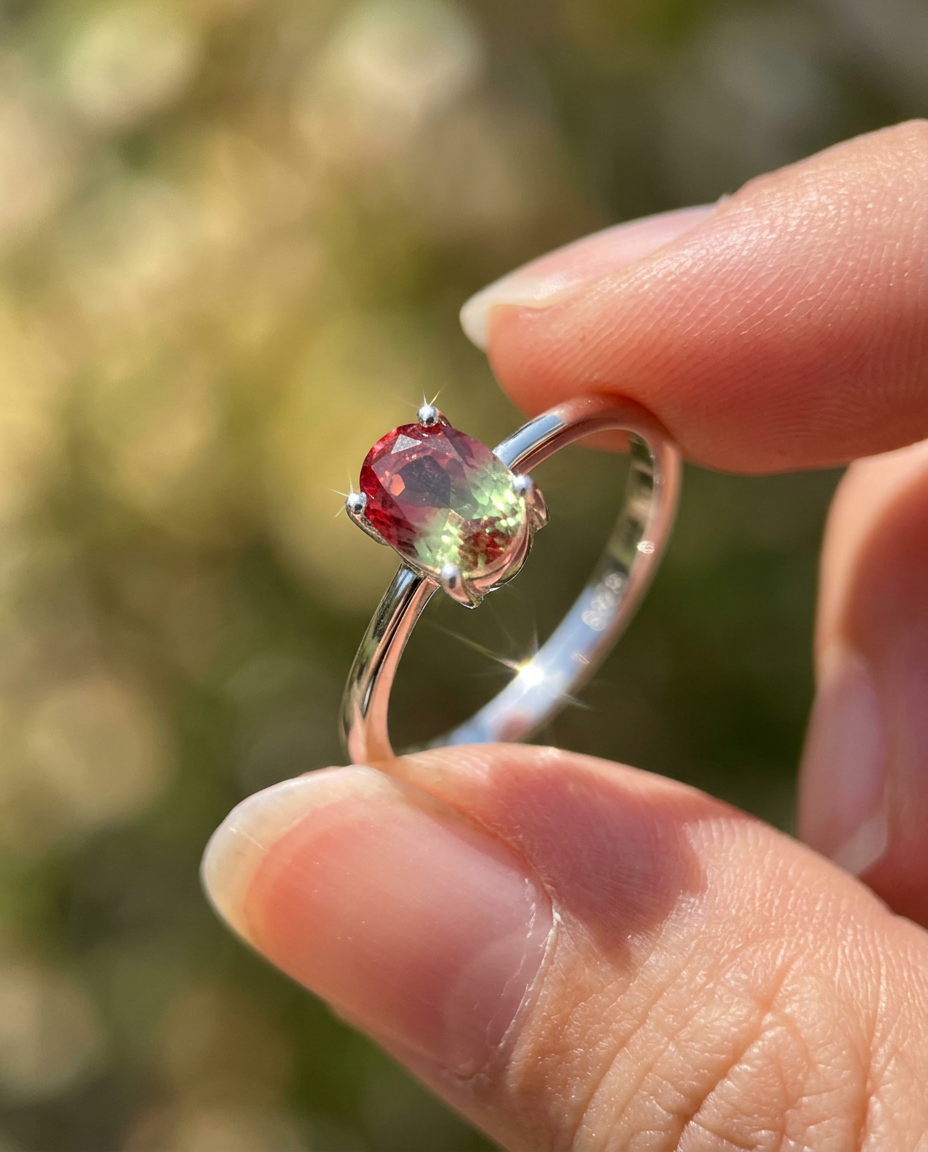 Oval Tourmaline Ring