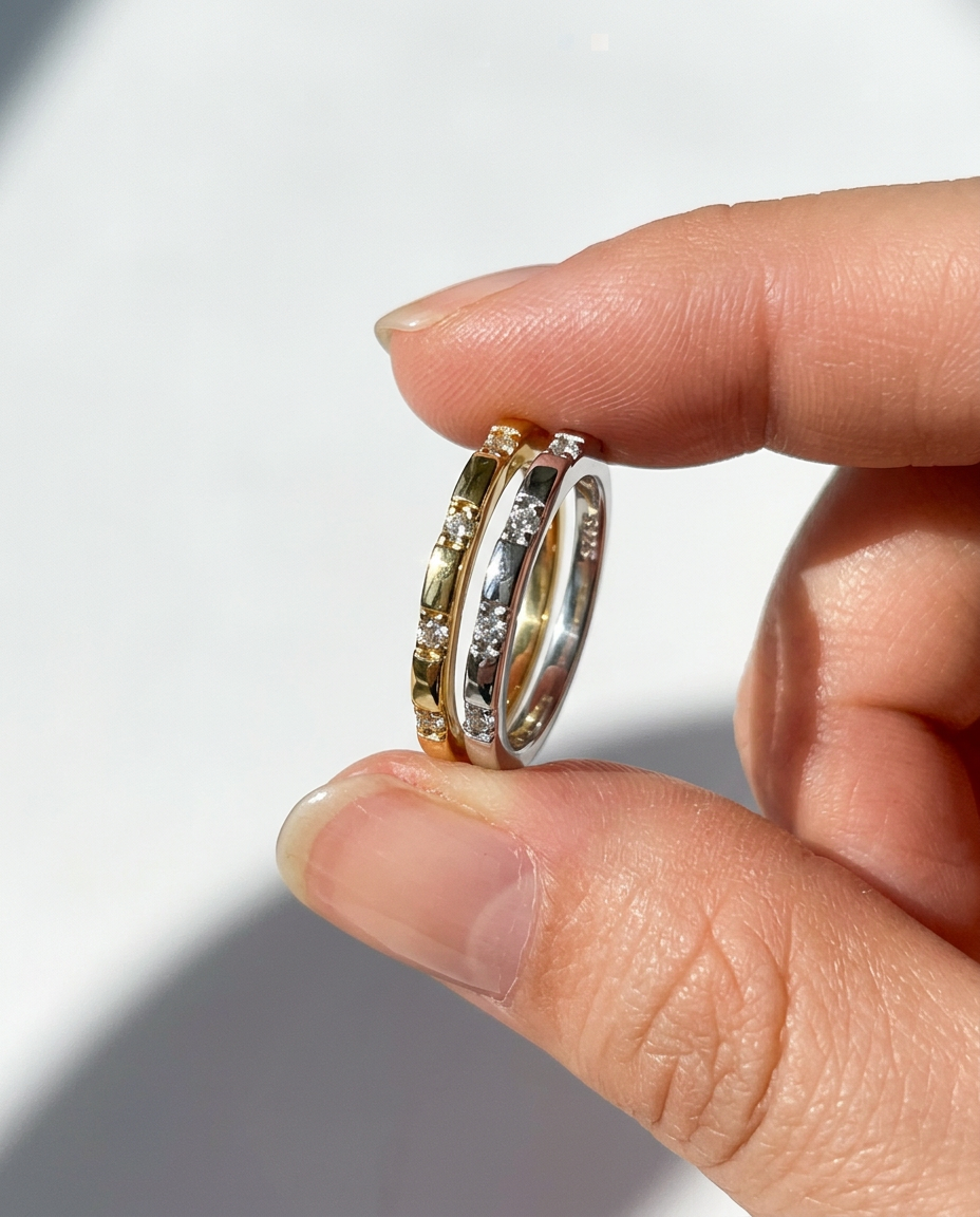 Satellite Stone Ring