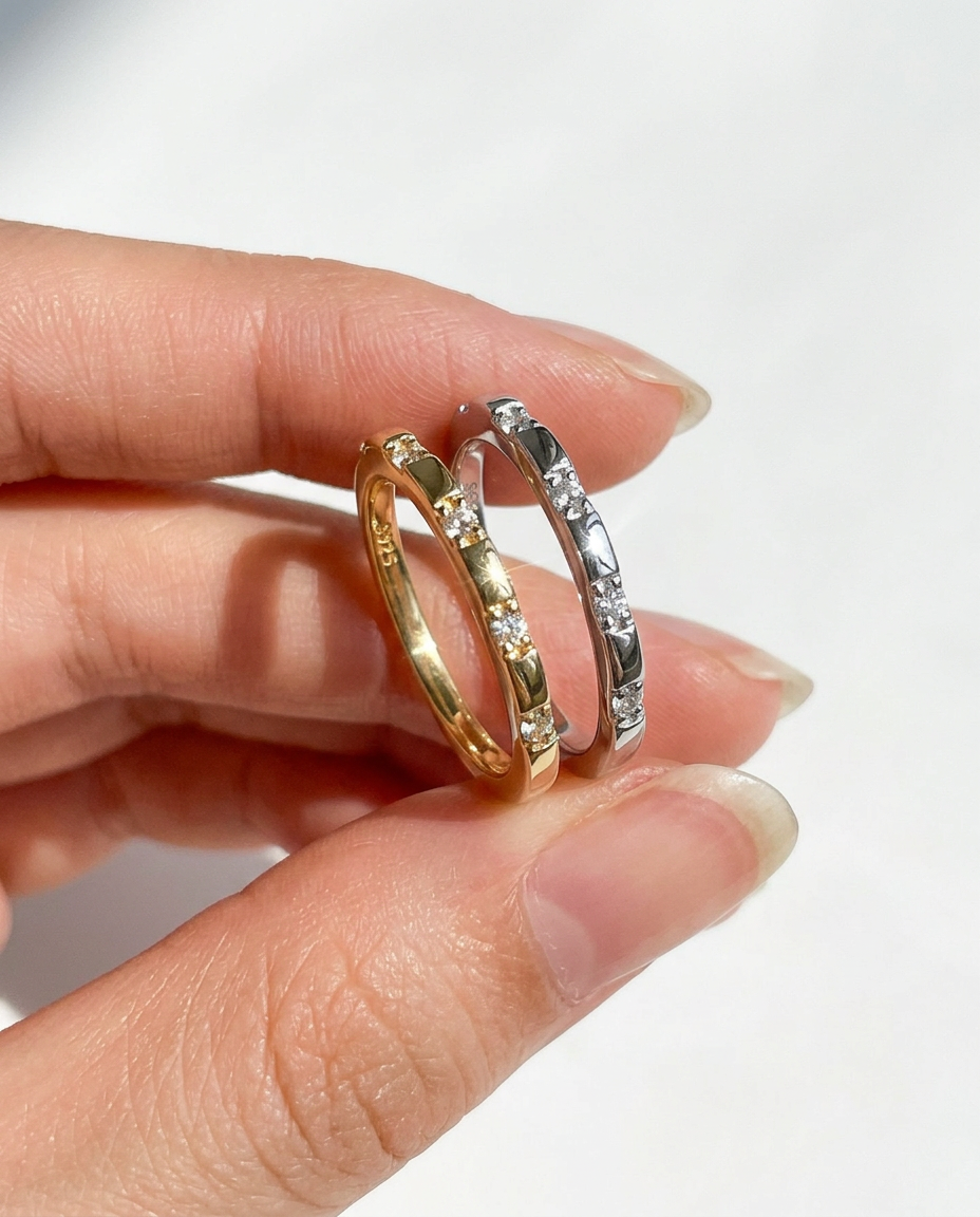 Satellite Stone Ring