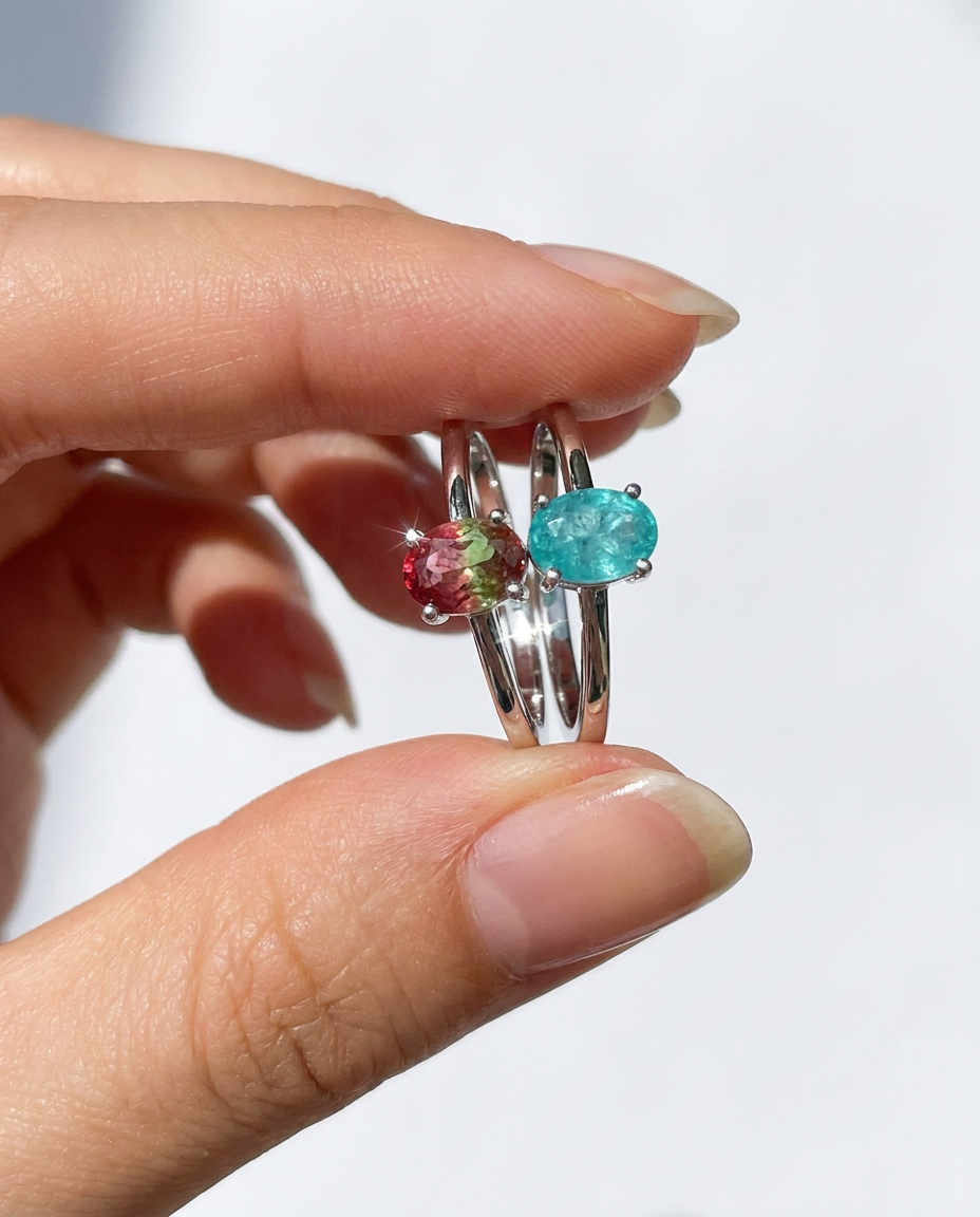 Oval Tourmaline Ring