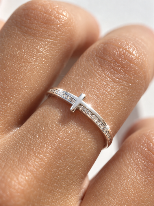 Sideways Cross Ring