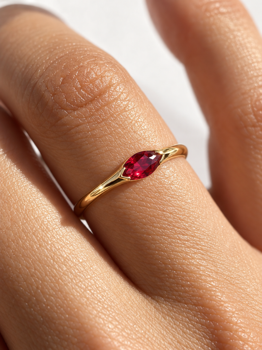 East-West Marquise Ring