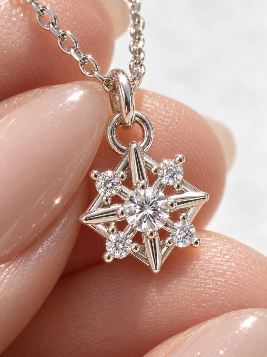 Starburst Pendant Necklace
