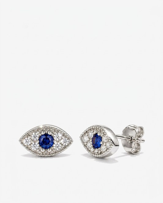 Evil Eye Stud Earrings
