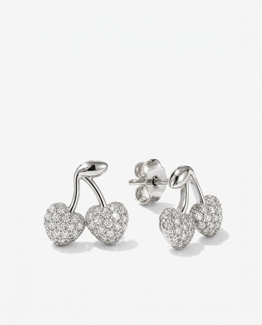 Sparkling Cherry Studs