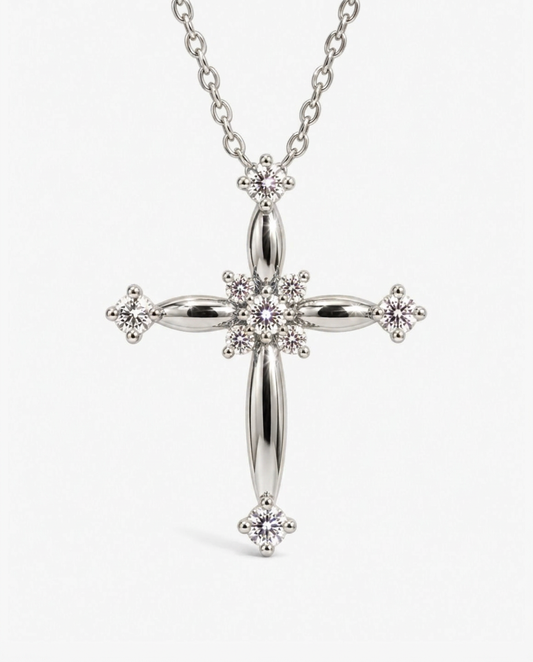 Blossom Cross Necklace