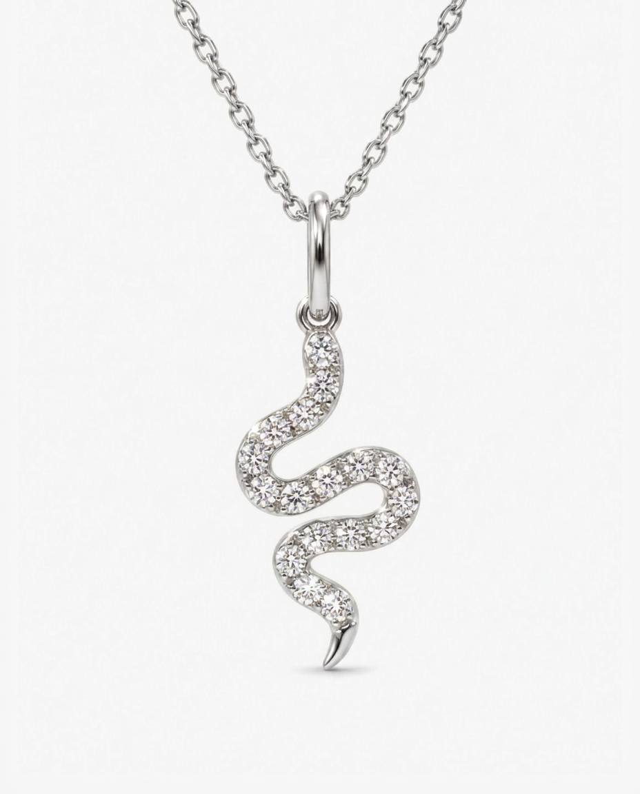 Serpentine Pendant Necklace