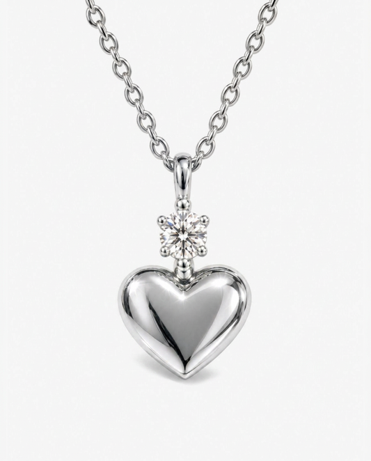 Sparkle Heart Pendant Necklace