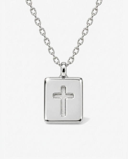 Cross Medallion Pendant Necklace