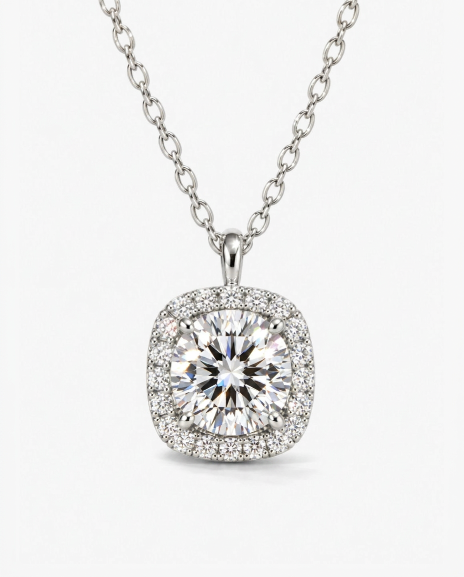 Halo Pendant Necklace