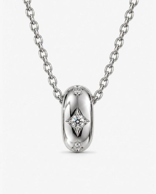 Pebble Charm Pendant Necklace