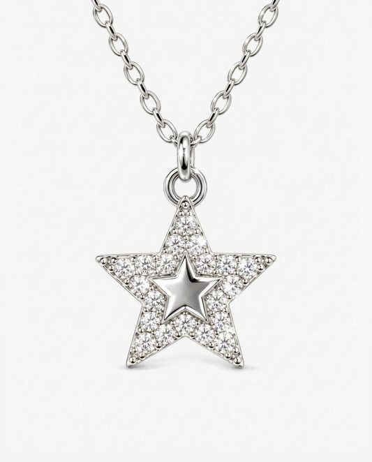 Pavé Star Necklace