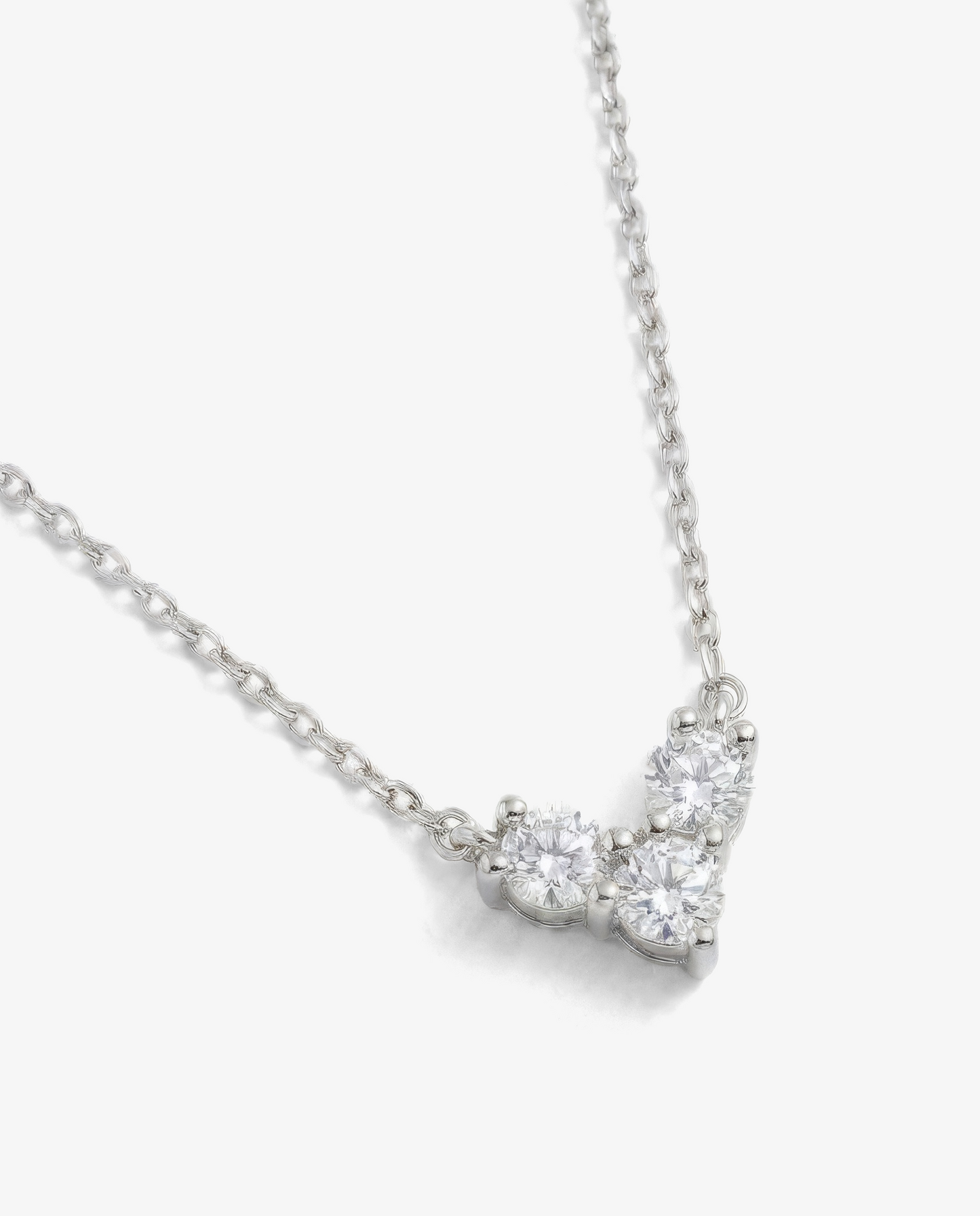 Heart Chevron Necklace